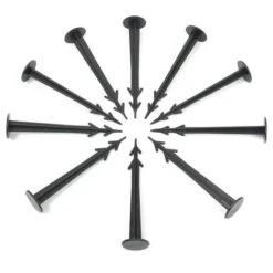 4.7 Pollici Fissaggi Al Suolo Tasselli Pesanti Ancora Vello Della Membrana Di Controllo Della Coperta Erbaccia -ProSald Italia 30386570 2