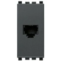 Vimar 20320 Presa RJ11 6/4 Grigio
