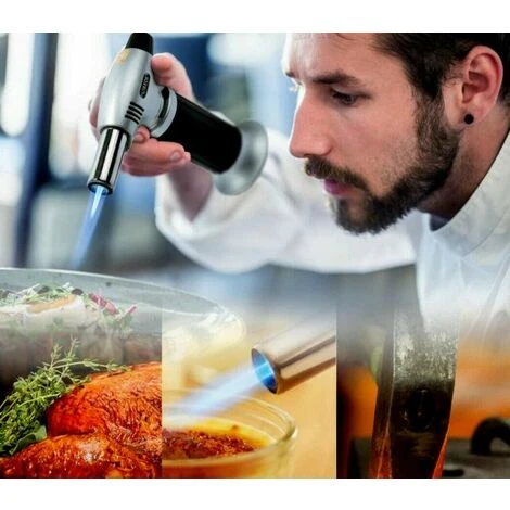 Bruciatore Da Cucina Ricaricabile A Gas Cannello Fiamma Multiuso OL-400 3 Bruciatore Da Cucina Ricaricabile A Gas Cannello Fiamma Multiuso OL-400