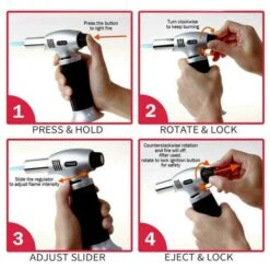 Bruciatore Da Cucina Ricaricabile A Gas Cannello Fiamma Multiuso OL-400 9 Bruciatore Da Cucina Ricaricabile A Gas Cannello Fiamma Multiuso OL-400 -ProSald Italia 32389726 3