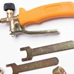 CANNELLO BRUCIATORE A GAS PER GUAINA ASFALTO TETTOIE CON ACCESSORI TUBO BECCHI -ProSald Italia 33914925 4