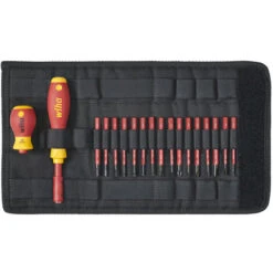 WIHA Set Slimvario Set Da 18 Pezzi VDE - Sistema A Lama