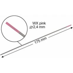 STAHLWERK Elettrodi Di Tungsteno WX 2,4 Mm Rosa 5 STAHLWERK Elettrodi Di Tungsteno WX 2,4 Mm Rosa -ProSald Italia 34735416 2