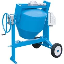 BETONIERA PROFESSIONALE SILENZIATA A BICCHIERE DA 350LT CON RIBALTAMENTO - TECH350 POLIERI