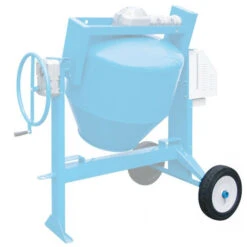 RUOTA PIENA DI RICAMBIO PER BETONIERA TECH250/350 DIAMETRO 385 FORO 43MM - POLIERI