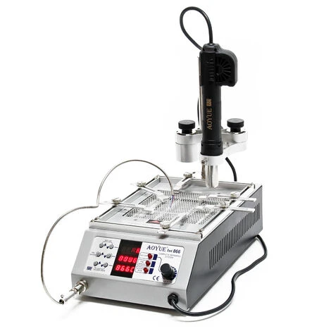 Stazione Di Rilavorazione AOYUE Int866 Senza Piombo 3 In 1 Stazione Ad Aria Calda 4 Stazione Di Rilavorazione AOYUE Int866 Senza Piombo 3 In 1 Stazione Ad Aria Calda - immagine 2