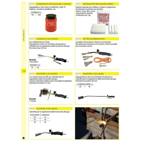 CANNELLO A GAS PER SALDOBRASATURA 4 CANNELLO A GAS PER SALDOBRASATURA - immagine 2