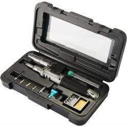 SOEKAVIA Saldatore A Butano - Saldatore A Gas 10 In 1 Kit Di Accensione Automatica Professionale Versatile Per La Creazione Di Gioielli, Riparazione Di Circuiti Stampati A Saldare