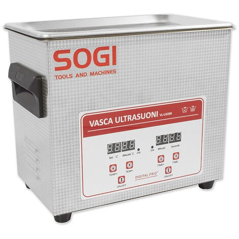 Vasca Pulitrice Ad Ultrasuoni Riscaldata 3,2L SOGI VL-U320R 5 Vasca Pulitrice Ad Ultrasuoni Riscaldata 3,2L SOGI VL-U320R - immagine 3