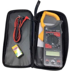 Pinza Amperometrica Digitale Misuratore Con Puntali Con Display Lcd Rilevatore Corrente Elettrica Tester Resistenza Multimetro -ProSald Italia 39432278 3