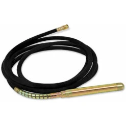 EBERTH Testa Vibrante Rinforzata In Acciaio Con Diametro Di 60mm E Lunghezza Del Tubo Di 10m, Ricambio Per Vibratore Per Calcestruzzo, Albero Flessibile, Trattato Termicamente, Peso 30kg, Senza Motore