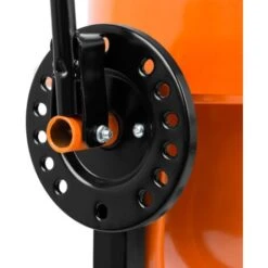 EBERTH Betoniera Cemento, Impastatrice Cemento, Betoniera Piccola 65 Litri, Tamburo E Pignone Acciaio, Betoniera Elettrica 230V, Motore 220W, 2 Ruote, Impastatrice Per Cemento, Maniglia Riparabile -ProSald Italia 4104761 4