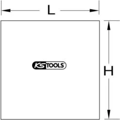KS TOOLS Tenda Di Protezione Da Saldatore, Nero -ProSald Italia 42598120 4
