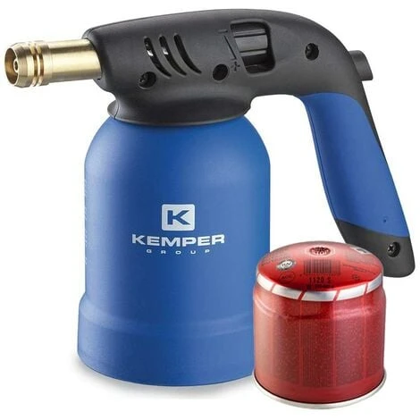 Kemper KE2019 Lampada Per Saldare Tornado + 1 Cartucce Gr.190 3 Kemper KE2019 Lampada Per Saldare Tornado + 1 Cartucce Gr.190