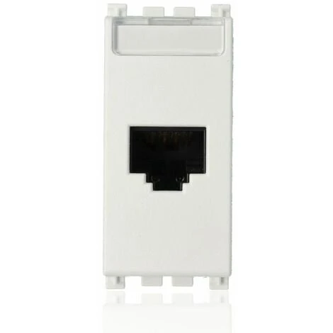 VIMAR 19339.11.B - Presa RJ45 Netsafe Cat5e UTP Bianco (Arkè) 3 VIMAR 19339.11.B - Presa RJ45 Netsafe Cat5e UTP Bianco (Arkè)