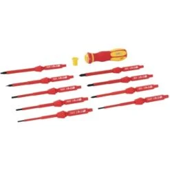 MSW Set Di Cacciaviti Isolati Per Elettricista Professionali Taglio/Croce 12 Pezzi -ProSald Italia 45685877 4