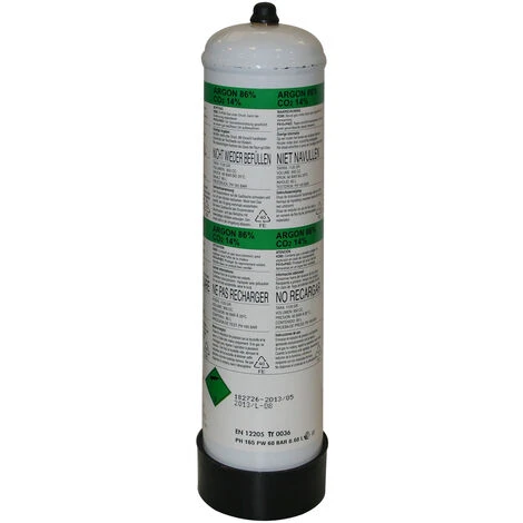 BOMBOLA MISCELA GAS ARGON/CO2 PER SALDATRICE A FILO 3 BOMBOLA MISCELA GAS ARGON/CO2 PER SALDATRICE A FILO