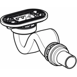 Geberit Sestra - Sistema Di Scarico Per Piatti Doccia, Altezza Tenuta Acqua 50 Mm 550.018.00.1 -ProSald Italia 46542409 3