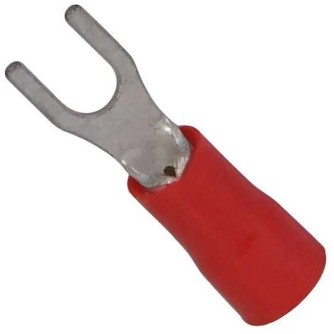 Capocorda Forcella 1,5 Mm Rosso Foro 5 3 Capocorda Forcella 1,5 Mm Rosso Foro 5