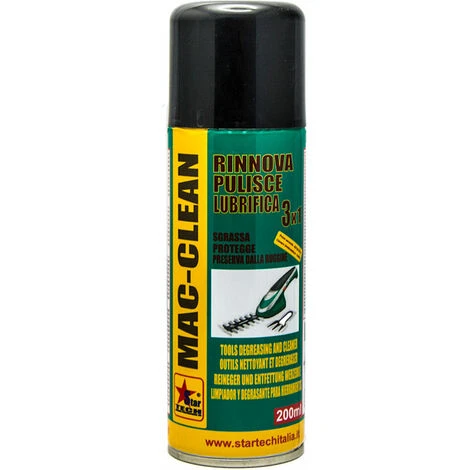 MAC CLEAN Pulitore Spray 400 Ml Protettivo Cura Manutenzione Utensili Da Taglio 3 PEZZI 3 MAC CLEAN Pulitore Spray 400 Ml Protettivo Cura Manutenzione Utensili Da Taglio 3 PEZZI