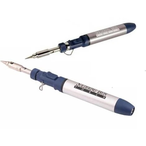 Trade Shop - Saldatore Metallica Con Torcia A Gas Professionale Ricaricabile 3 In 1 Portatile 3 Trade Shop - Saldatore Metallica Con Torcia A Gas Professionale Ricaricabile 3 In 1 Portatile