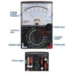 Trade Shop - Misuratore Analogico Portatile Voltmetro Amperometro Ohmmetro Yx-360trn 10 Trade Shop - Misuratore Analogico Portatile Voltmetro Amperometro Ohmmetro Yx-360trn -ProSald Italia 47205913 4
