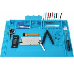 Kueatily Tappetino Per Saldatura In Silicone Da 450 300 Mm Con Tacche Per Vite Taglierina A Sezione Magnetica, Tappetino Per Saldatura Antistatico Resistente Al Calore A 300 °C -ProSald Italia 47437180 5