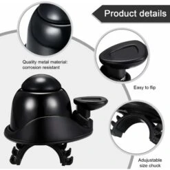 Kueatily Pezzi Campanello Per Bicicletta Campanello Per Bicicletta Campanello Per Bicicletta Regolabile Campanello Per Bicicletta In Alluminio Corno Con Suono Forte Mini Campanello Per Bicicletta Per -ProSald Italia 47437824 3