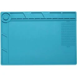 Kueatily Tappetino Da Lavoro Di Saldatura Per PCB In Silicone Tappetino Da Lavoro Di Riparazione Magnetico Resistente Al Calore Tappetino Isolante Per Saldatura (35x25 Cm S-140)