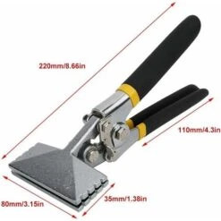 Kueatily Pinze Per Piegare I Metalli Piegatrici A Mano In Metallo Da 3,15 Pollici - Per Piegare E Appiattire Lamiere (diritte) -ProSald Italia 48677513 3