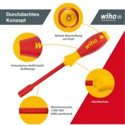 WIHA Chiave Esagonale 5 Pezzi 5,5-13mm VDE Così 9 WIHA Chiave Esagonale 5 Pezzi 5,5-13mm VDE Così -ProSald Italia 50993826 4