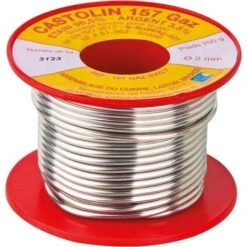 Bobina Per Saldatura A Stagno - Argento 3,5% Gas 250G Castolin