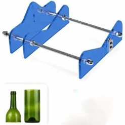 Utensile Da Taglio Per Bottiglie Di Vetro Professionale, Vino, Birra, Taglierina Per Bottiglie Di Vetro Per Varie Dimensioni E Forme, Materiale Acrilico E Metallico (blu)