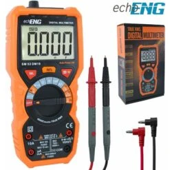 Multimetro Digitale 6000Counts 600V CAT IV E 1000V CAT III - EchoENG SM 53 DM19