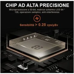 Contatore Geiger Preciso E Affidabile - Rileva Radiazioni Con Semplicità Per Uso Domestico E Professionale -ProSald Italia 54022017 5