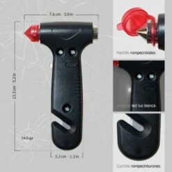 Martello Di Sicurezza Portatile Di Emergenza, Per Auto: Colazione E Taglierina Per Cintura Di Sicurezza 10 Martello Di Sicurezza Portatile Di Emergenza, Per Auto: Colazione E Taglierina Per Cintura Di Sicurezza -ProSald Italia 55561581 4