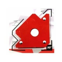 POSIZIONATORE MAGNETICO Da 3 SQUADRA DI MONTAGGIO A 45 E 90° PER SALDATURA 11kG -ProSald Italia 55866142 2
