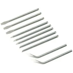 SET DI 10 PUNTE PER SALDATRICI 40 W SILVERLINE 675071