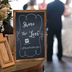 Lavagna Magnetica Nera Da Parete In Legno Per Presentazioni Lavagnetta Con Ganci Promemoria Scuola Casa Cfficio Bar -ProSald Italia 57629835 3