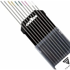 Elettrodi Di Tungsteno STAHLWERK / Elettrodi Per Saldatura Oro, Grigio, Rosa, Bianco, Verde 1,6 Mm 2 Ciascuno In Un Pratico Set Da 10