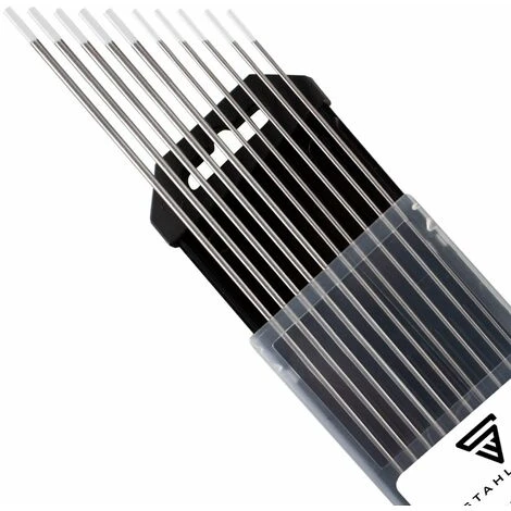 STAHLWERK Elettrodi Di Tungsteno / Elettrodi Di Saldatura WZ8 Bianco 1,6 + 2,4 Mm 5 Ciascuno In Pratico Set Da 10 3 STAHLWERK Elettrodi Di Tungsteno / Elettrodi Di Saldatura WZ8 Bianco 1,6 + 2,4 Mm 5 Ciascuno In Pratico Set Da 10