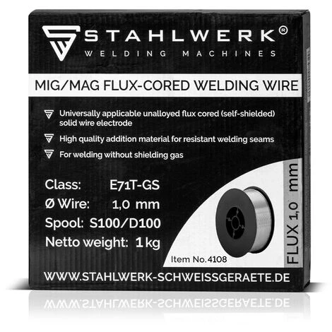 STAHLWERK MIG MAG Premium Rotolo Di Filo Animato E71T-GS 1,0 Mm S100/D100 Rotolo 1 Kg 5 STAHLWERK MIG MAG Premium Rotolo Di Filo Animato E71T-GS 1,0 Mm S100/D100 Rotolo 1 Kg - immagine 3