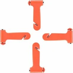 Martelli Di Salvataggio Per Auto In 4 Pezzi, Martelli Di Salvataggio Con Interruttore Per Finestra E Tagliacintura, Interruttore Di Emergenza Per Finestra Di Fuga Per Auto, Utensile Da Taglio Per Cint