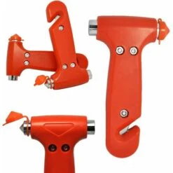 Martelli Di Salvataggio Per Auto In 4 Pezzi, Martelli Di Salvataggio Con Interruttore Per Finestra E Tagliacintura, Interruttore Di Emergenza Per Finestra Di Fuga Per Auto, Utensile Da Taglio Per Cint -ProSald Italia 63851363 4