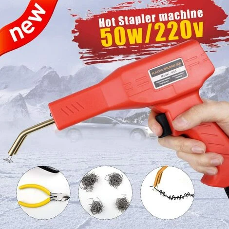 SALDATRICE PER PLASTICA 50W SALDATORE ARIA CALDA AUTO CRUSCOTTO PARAURTI 200PZ 4 SALDATRICE PER PLASTICA 50W SALDATORE ARIA CALDA AUTO CRUSCOTTO PARAURTI 200PZ - immagine 2