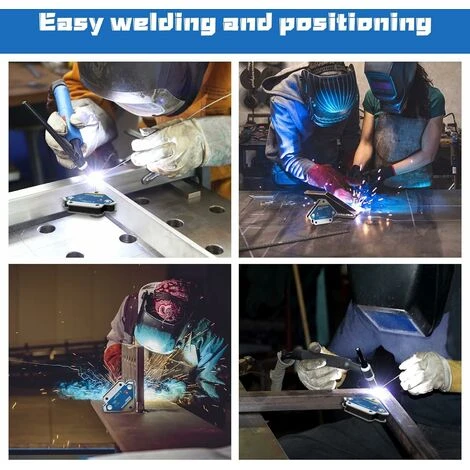 Squadra Magnetica Per Saldatura, 4pcs Squadra Posizionatore Magnetico Per Supporto Angolare 45 °,90 °,135 °,12.5 KG Squadra Magnetico Di Accessori Per Saldatura 7 Squadra Magnetica Per Saldatura, 4pcs Squadra Posizionatore Magnetico Per Supporto Angolare 45 °,90 °,135 °,12.5 KG Squadra Magnetico Di Accessori Per Saldatura - immagine 5