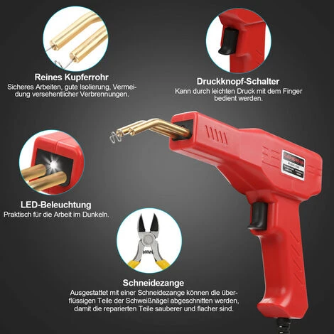 Randaco Saldatrice Saldatrice Saldatrice Saldatrice Plastica Kit Riparazione Auto Saldatrice Paraurti + 200 Pinze 5 Randaco Saldatrice Saldatrice Saldatrice Saldatrice Plastica Kit Riparazione Auto Saldatrice Paraurti + 200 Pinze - immagine 3