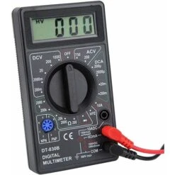 Multimetro Digitale, DT830B Multimetro Digitale LCD Portatile Voltmetro Amperometro Per Elettricista 9 Multimetro Digitale, DT830B Multimetro Digitale LCD Portatile Voltmetro Amperometro Per Elettricista -ProSald Italia 67909294 3