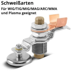 STAHLWERK Morsetto Di Terra Magnetico EC-600 ST / Morsetto Di Terra / Magnete Di Terra Per Saldatrici E Tagliatori Al Plasma Fino A 600 A -ProSald Italia 68209419 3