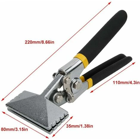 Pinza Piegatrice, Pinza Manuale Per Piegare La Lamiera, Piegatrice Con Impugnatura Antiscivolo, Doppia Impugnatura A Immersione, Acciaio Per Impieghi Gravosi, Pinza Piegatrice In Acciaio (diritta) 4 Pinza Piegatrice, Pinza Manuale Per Piegare La Lamiera, Piegatrice Con Impugnatura Antiscivolo, Doppia Impugnatura A Immersione, Acciaio Per Impieghi Gravosi, Pinza Piegatrice In Acciaio (diritta) - immagine 2